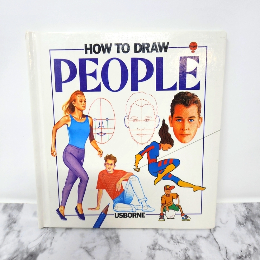 How to Draw People Childrens Hardbook Book